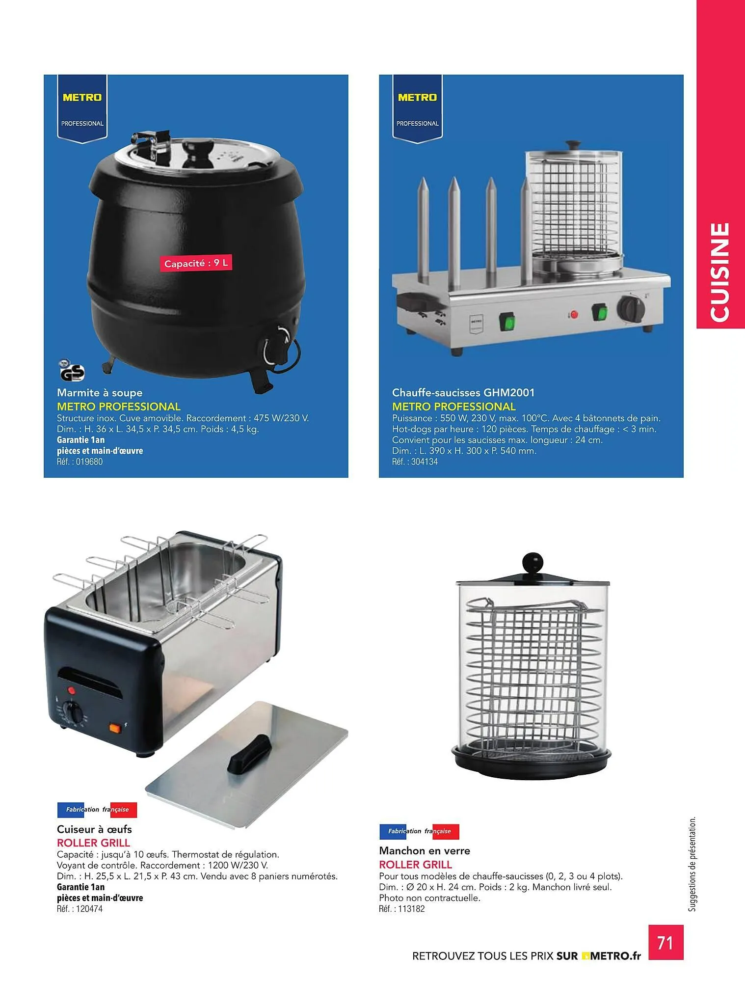 Catalogue METRO du 1 janvier au 31 décembre 2026 - Catalogue page 71