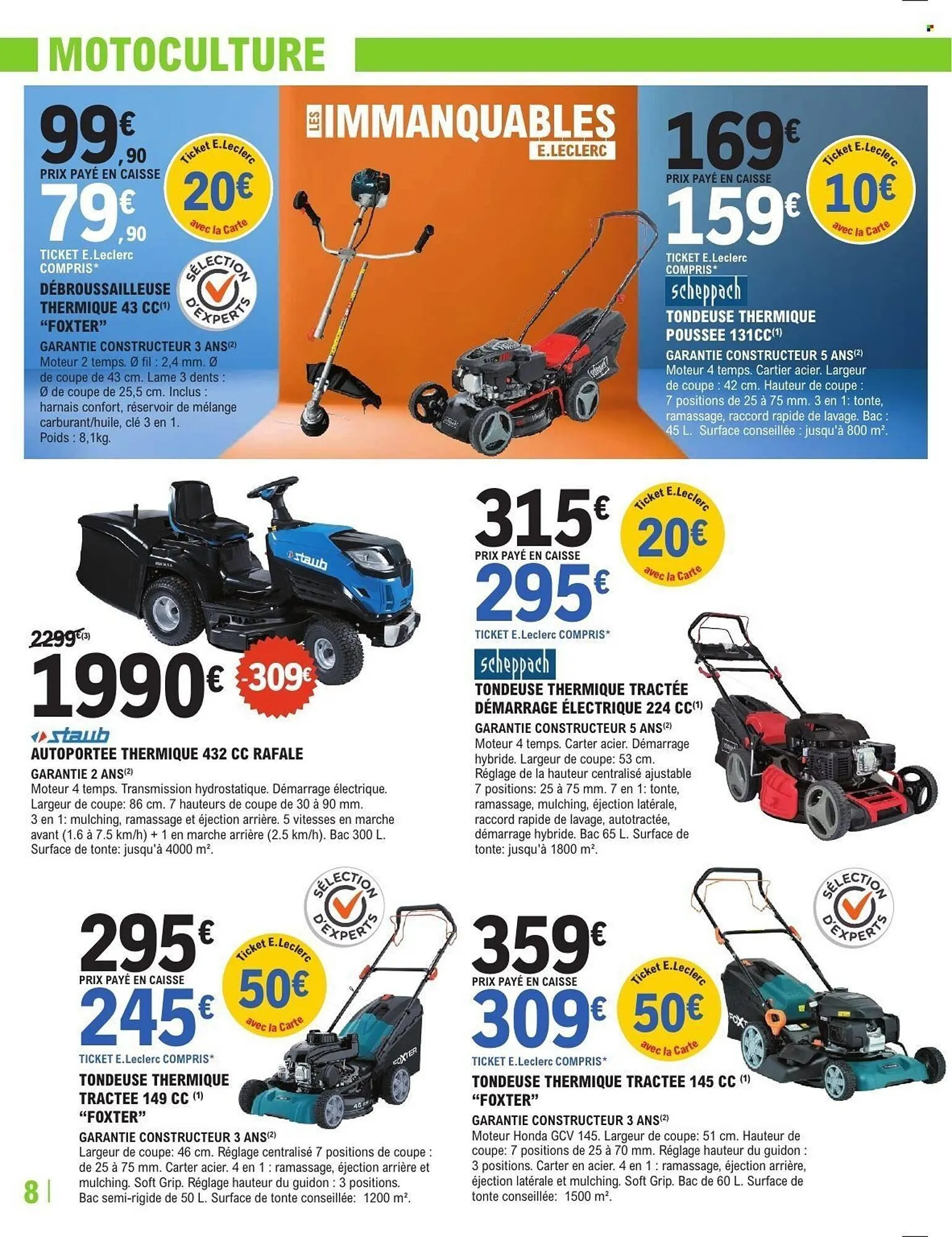 Catalogue E.Leclerc Brico du 24 février au 14 mars 2026 - Catalogue page 8