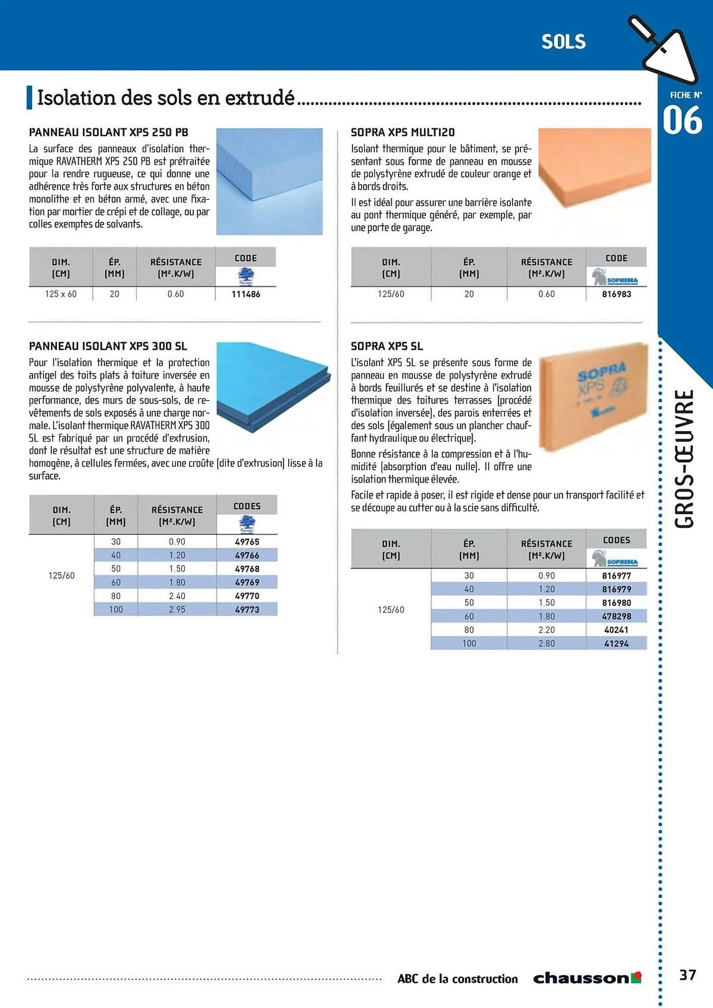 Catalogue Chausson Matériaux du 2 mai au 31 décembre 2025 - Catalogue page 39