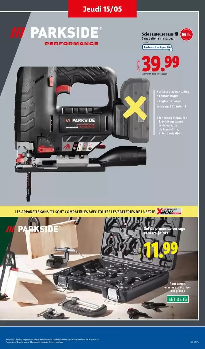 Profitez d'une large sélection de produits à prix réduits chez Lidl ! du 15 mai au 21 mai 2025 - Catalogue page 35