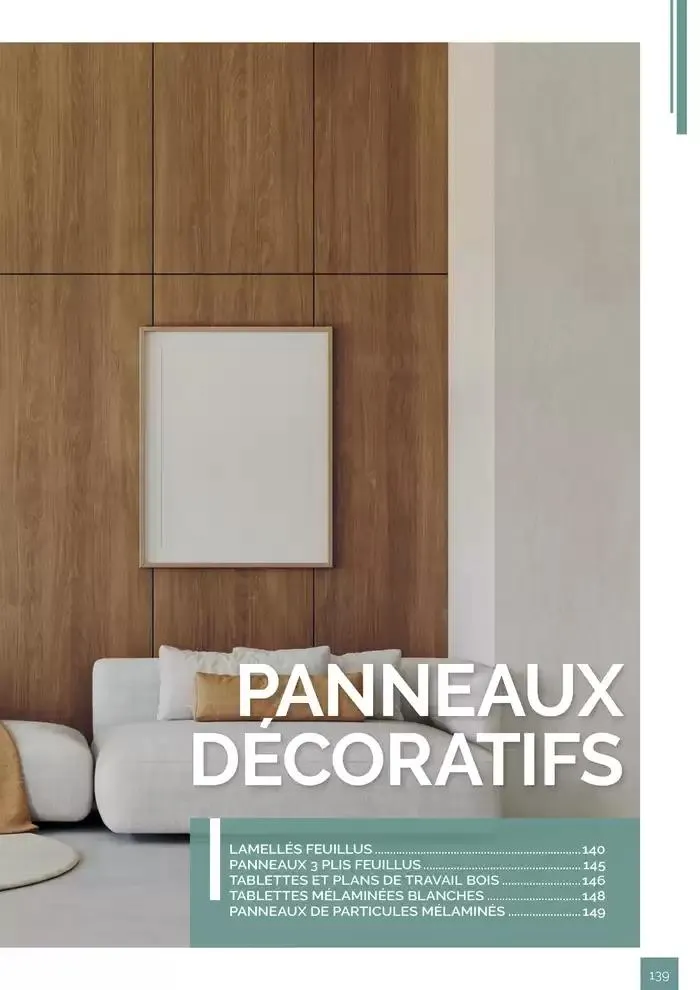BOIS PANNEAUX 2025 2026 du 30 avril au 31 décembre 2026 - Catalogue page 139