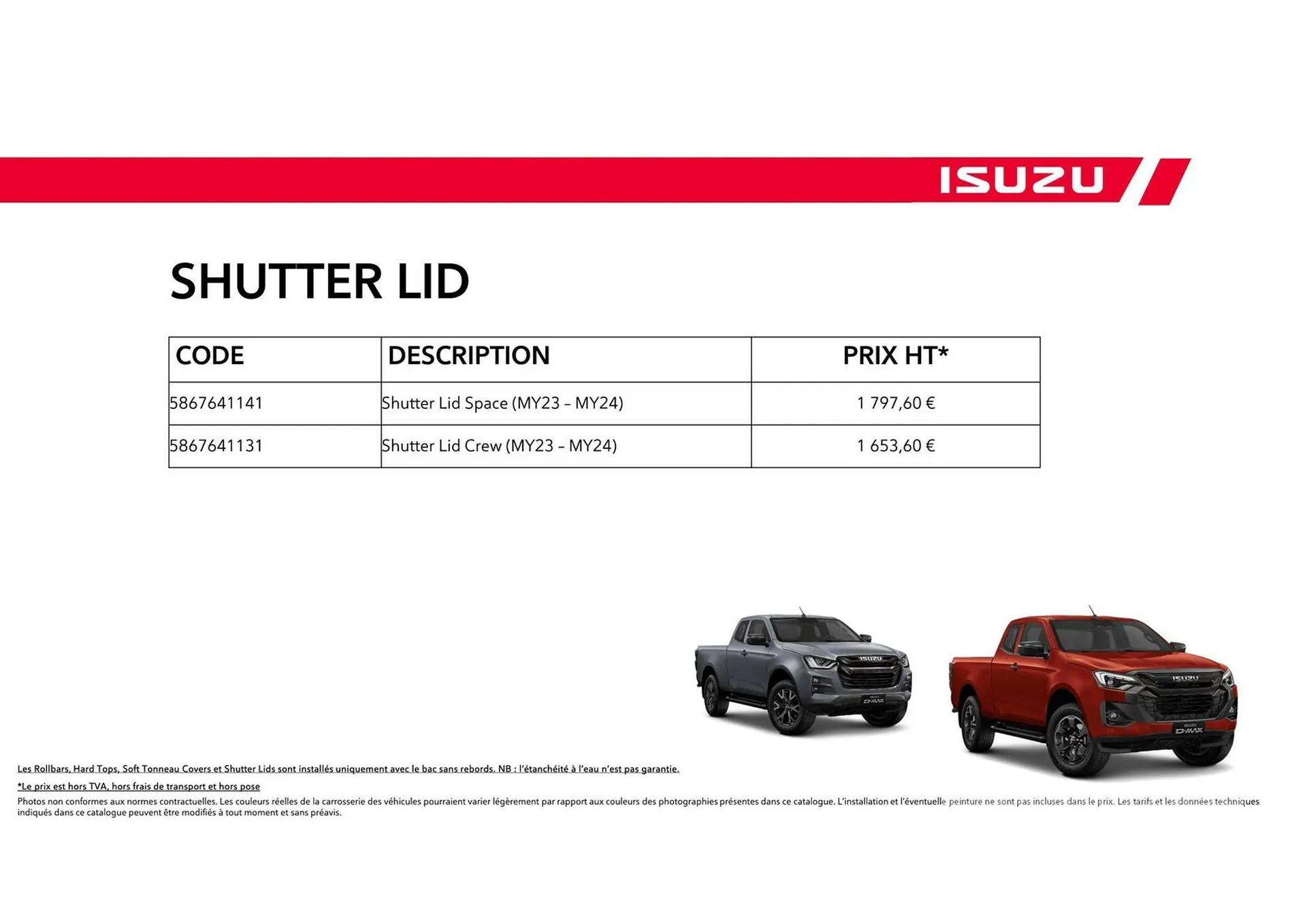 Catalogue Isuzu du 15 octobre au 15 octobre 2025 - Catalogue page 2