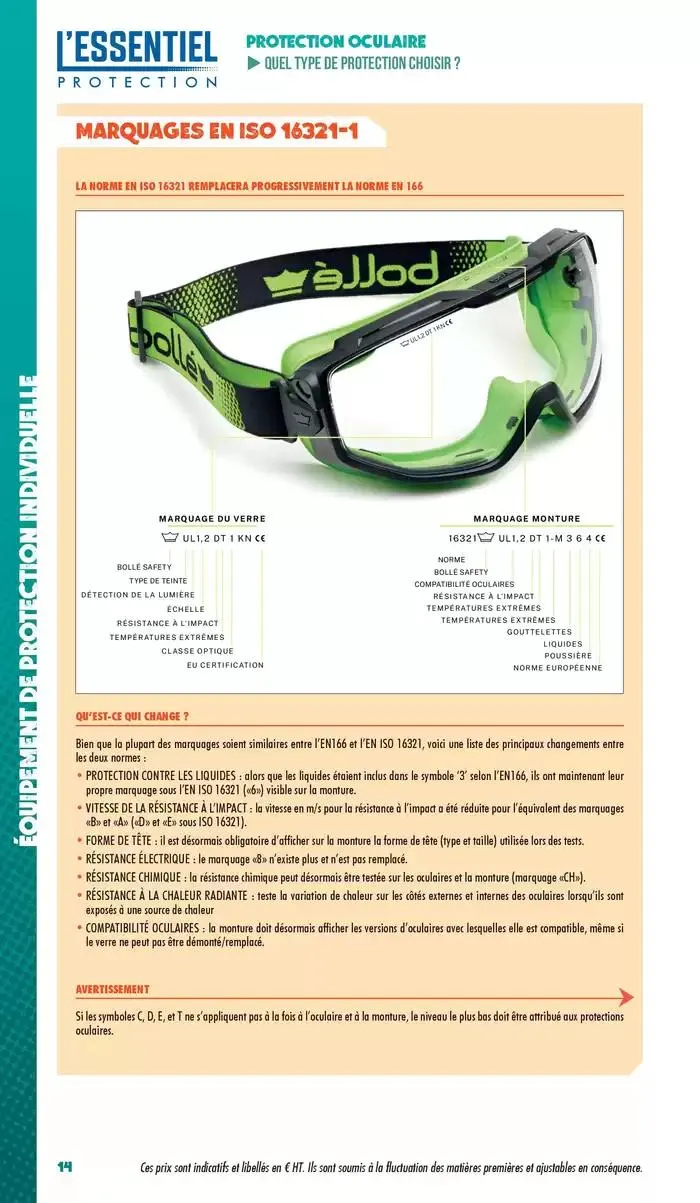Essentiel Protection 2025 tarifé du 3 mars au 31 décembre 2025 - Catalogue page 16
