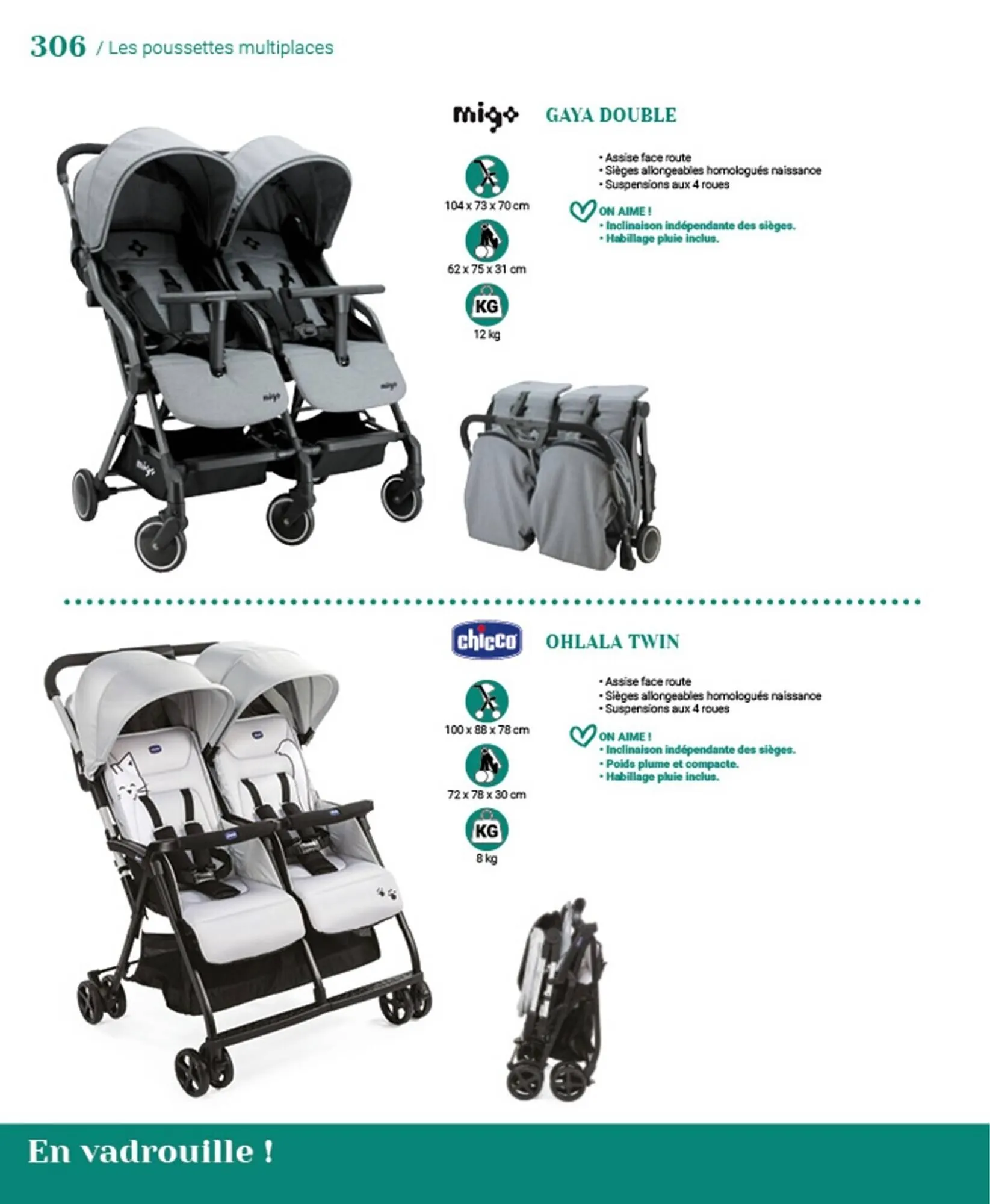 Catalogue autour de bébé du 31 mars au 31 janvier 2024 - Catalogue page 308