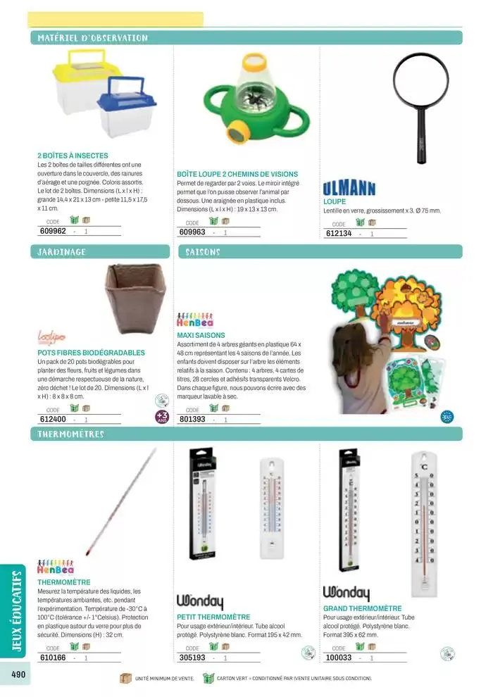 Nos Catalogues Thématiques du 1 janvier au 31 décembre 2025 - Catalogue page 492