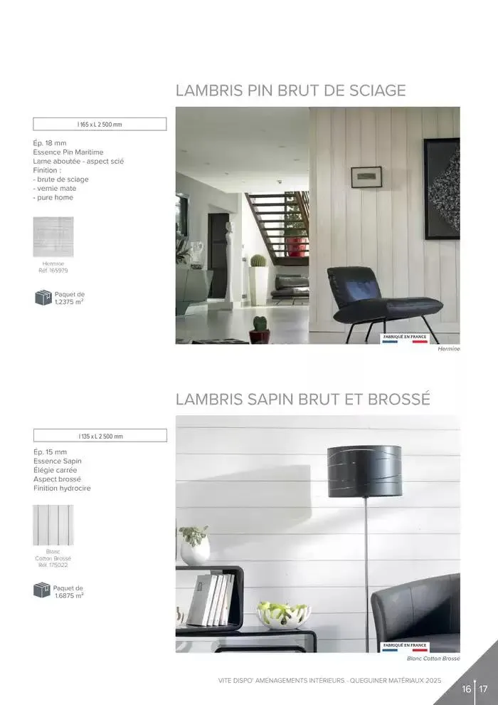 Aménagements Intérieurs du 20 janvier au 31 décembre 2025 - Catalogue page 17