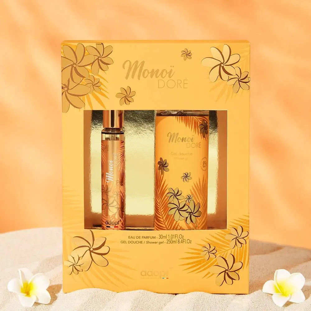 Monoï Doré Coffret eau de parfum 30 ml + gel douche