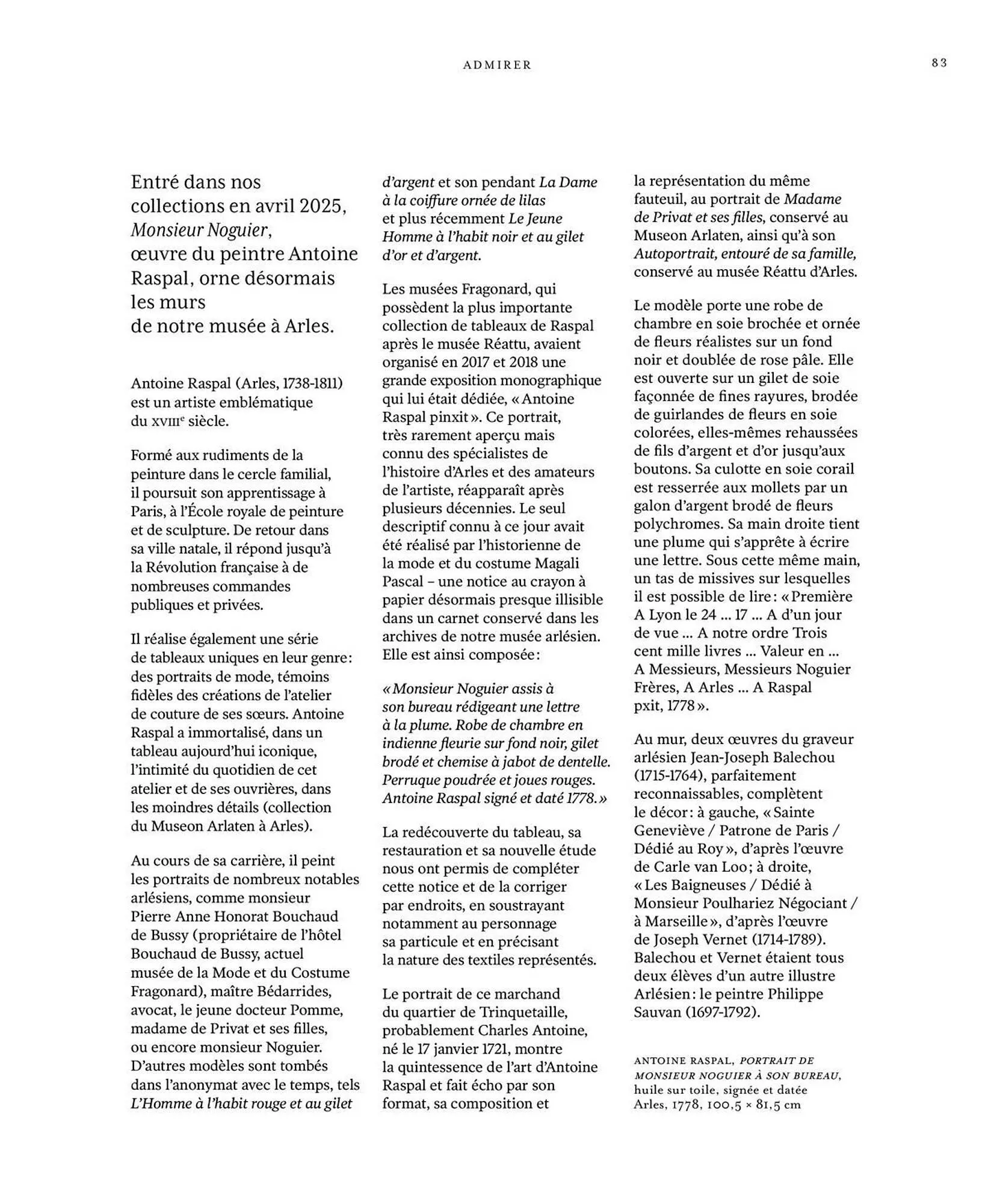 Catalogue Fragonard du 1 octobre au 20 mars 2026 - Catalogue page 85