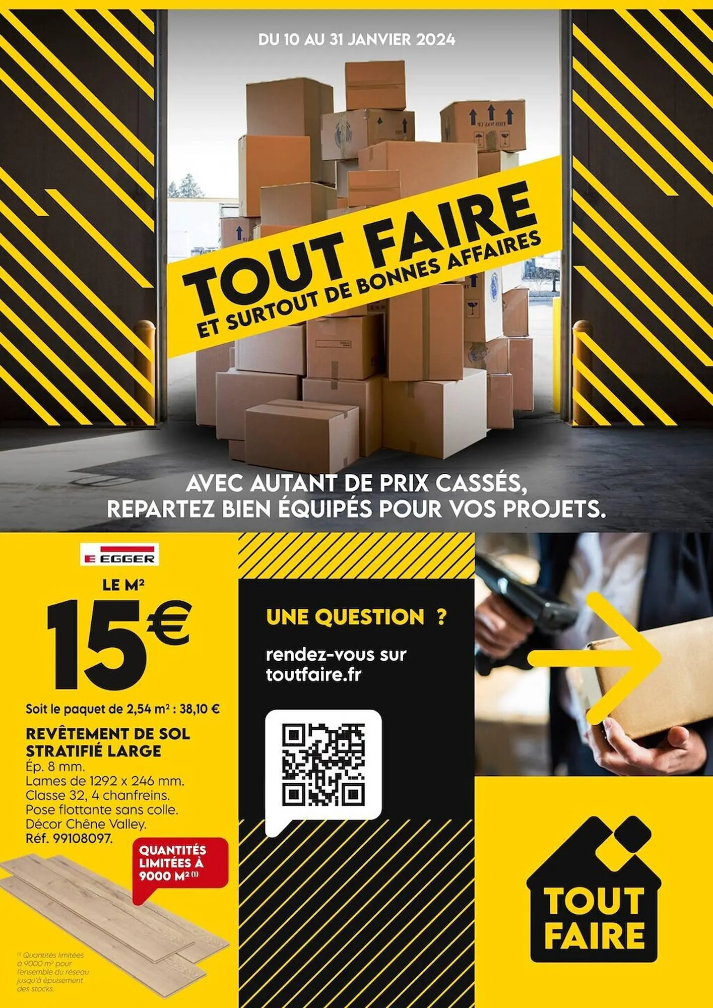 Catalogue Tout faire matériaux du 9 janvier au 31 janvier 2024 - Catalogue page