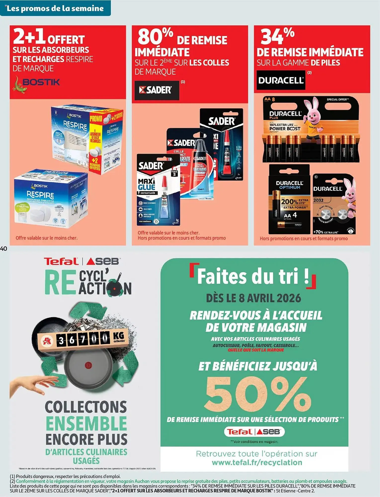 Catalogue Auchan du 17 mars au 22 mars 2026 - Catalogue page 40