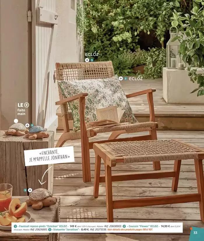 BARBEUC, SIESTE, PÉTANQUE PLACE À LA DÉTENTE du 27 février au 23 juin 2025 - Catalogue page 33