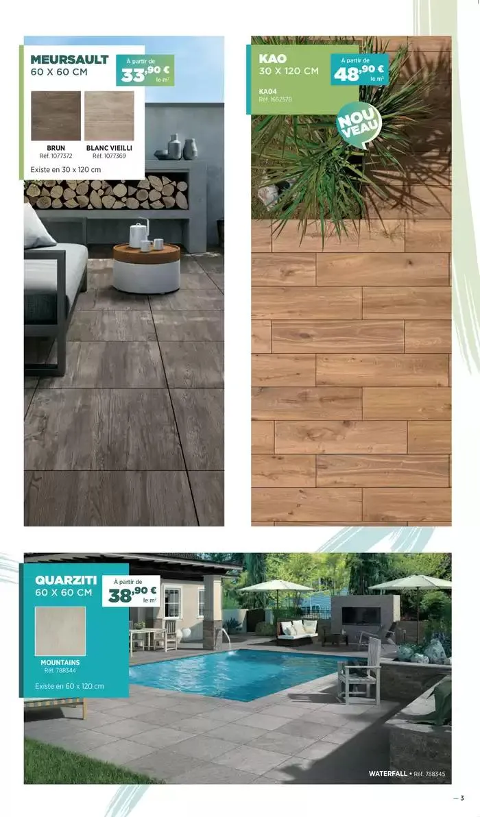 PROMO AMÉNAGEMENT EXTERIEUR du 26 mars au 31 mai 2025 - Catalogue page 3