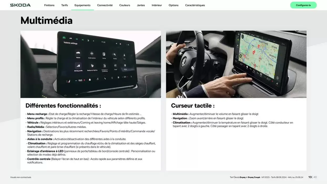 Enyaq SUV Version 85 du 6 novembre au 6 novembre 2025 - Catalogue page 13