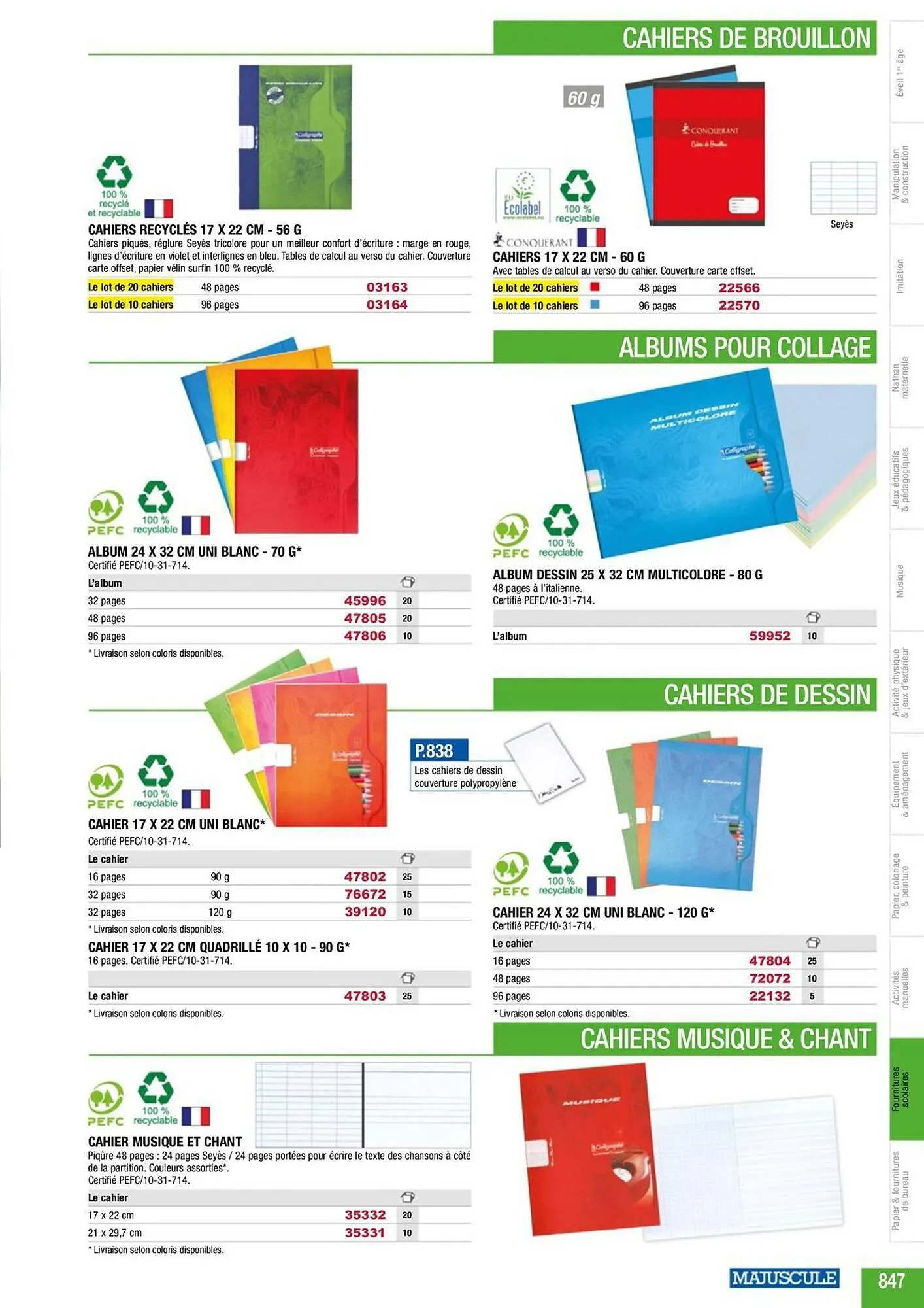 Catalogue Majuscule du 5 mars au 31 décembre 2025 - Catalogue page 871