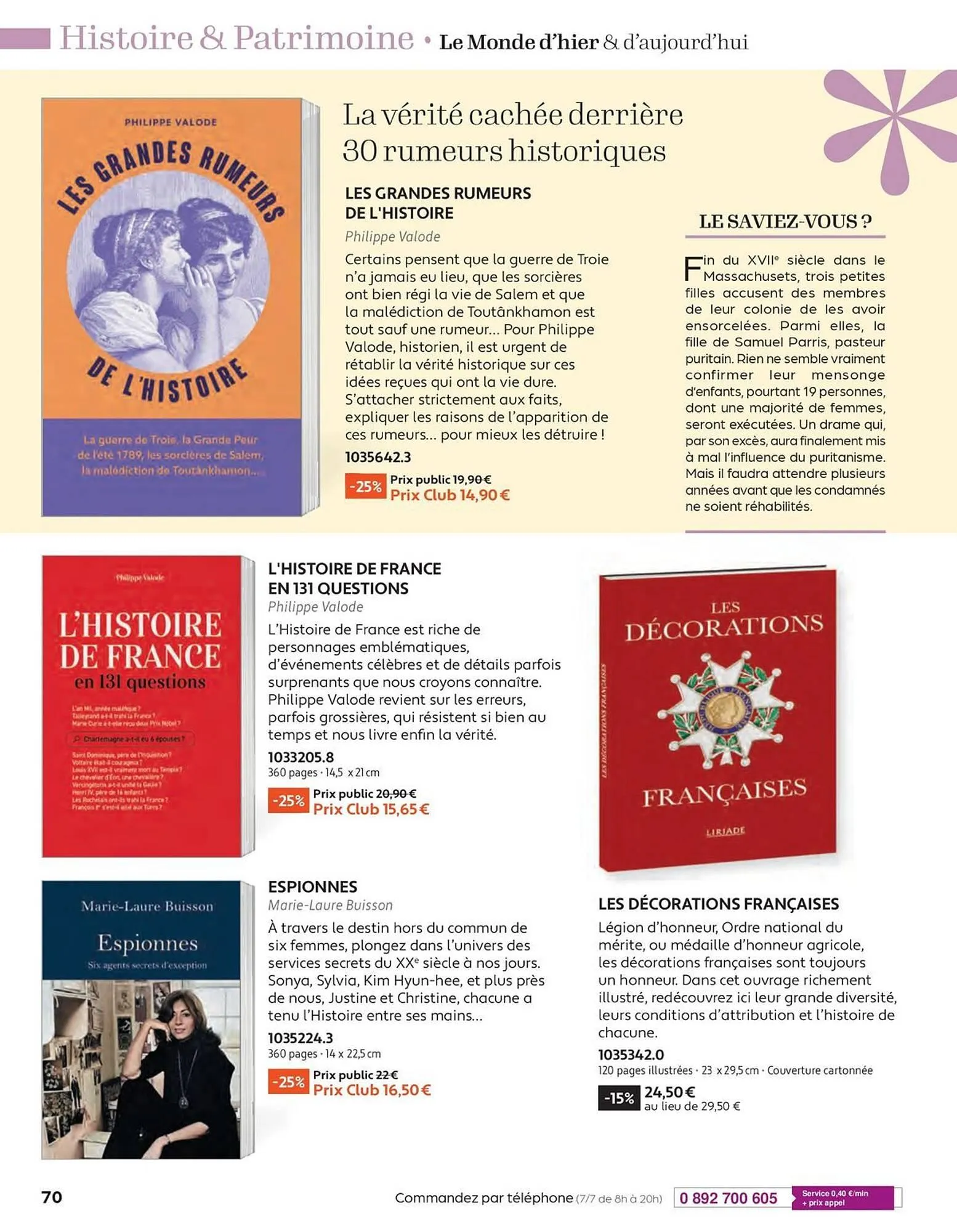 Catalogue France Loisirs du 1 janvier au 28 février 2026 - Catalogue page 70