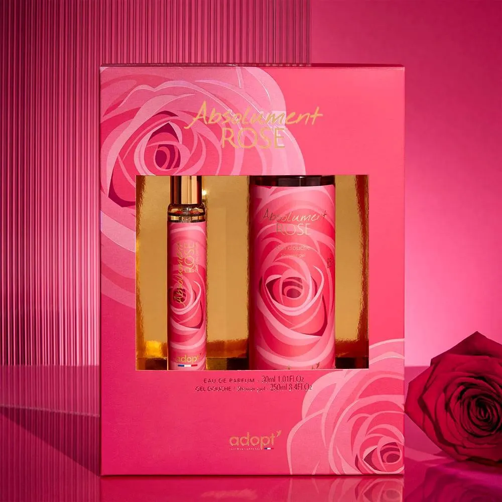 Absolument rose Coffret eau de parfum 30 ml + gel douche 250 ml