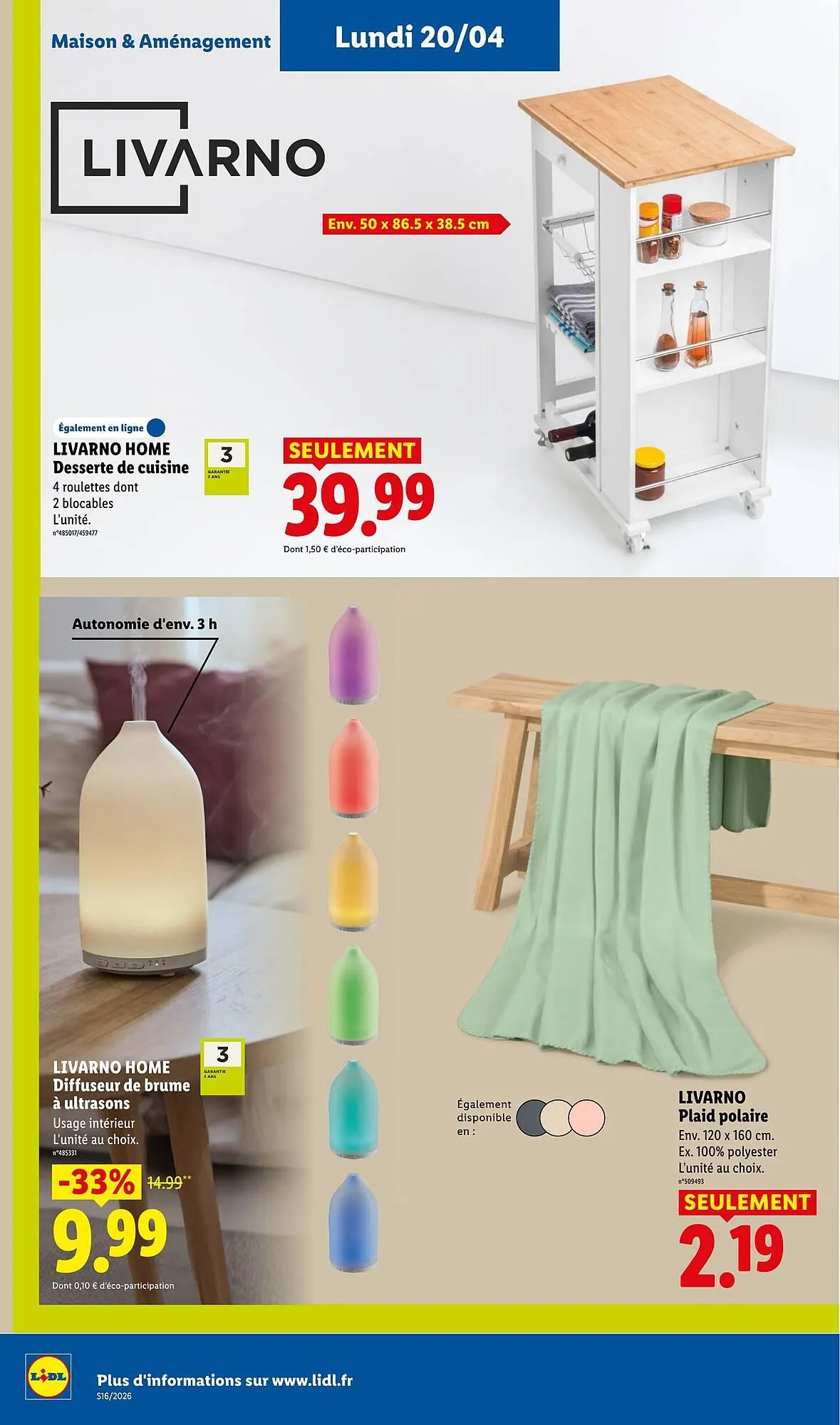 Catalogue Lidl du 16 avril au 22 avril 2026 - Catalogue page 52