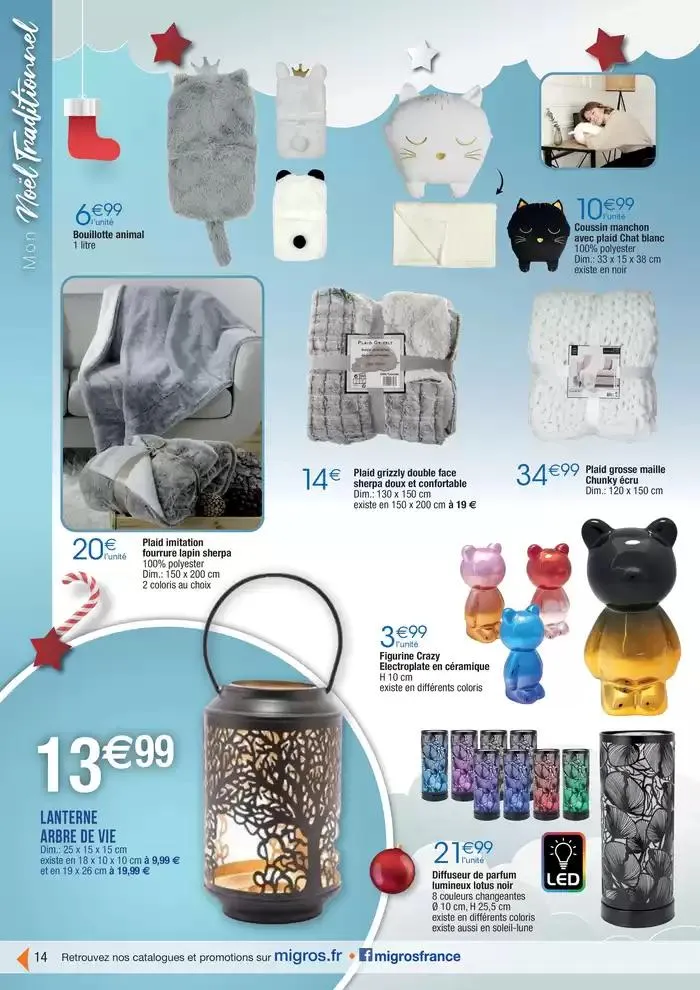 Déco (18j) Kdo Mode festif du 19 novembre au 15 décembre 2024 - Catalogue page 14