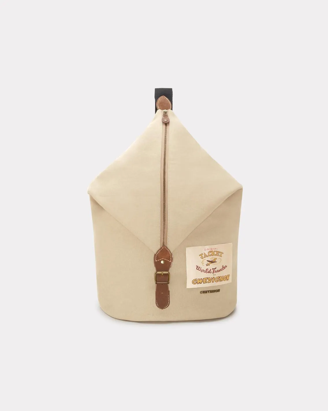 Sac canvas polochon beige