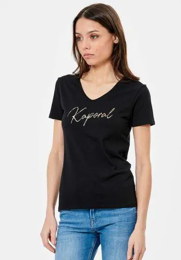 T-shirt noir Femme