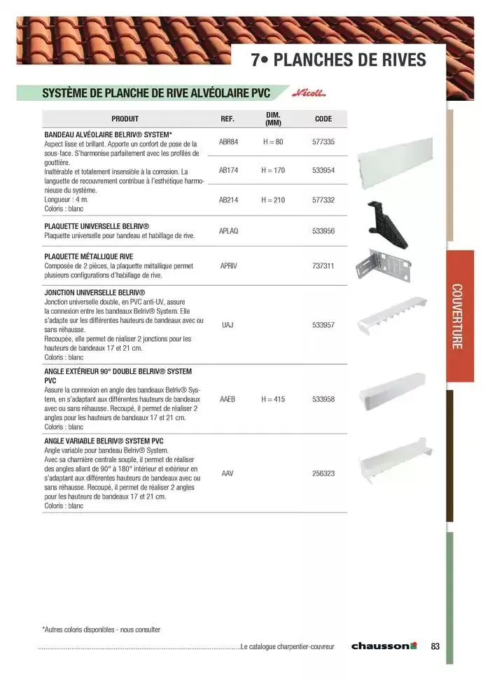 CHARPENTIER-COUVREUR 2025 du 1 janvier au 31 décembre 2025 - Catalogue page 25