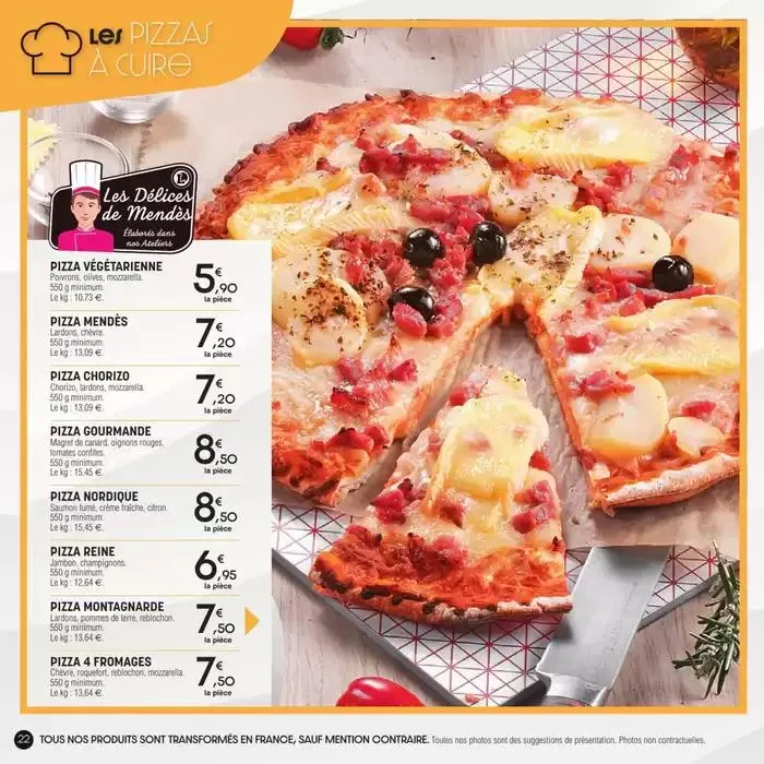 Carte traiteur permanente du 17 avril au 31 mars 2026 - Catalogue page 22