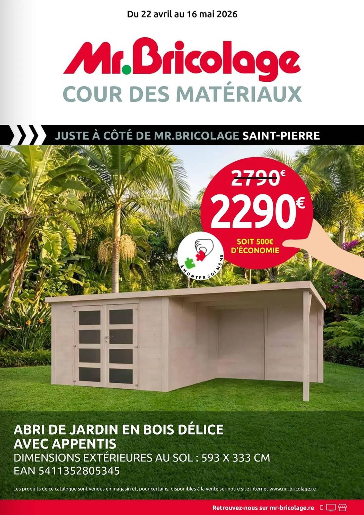 Catalogue Mr Bricolage du 22 avril au 16 mai 2026 - Catalogue page 1
