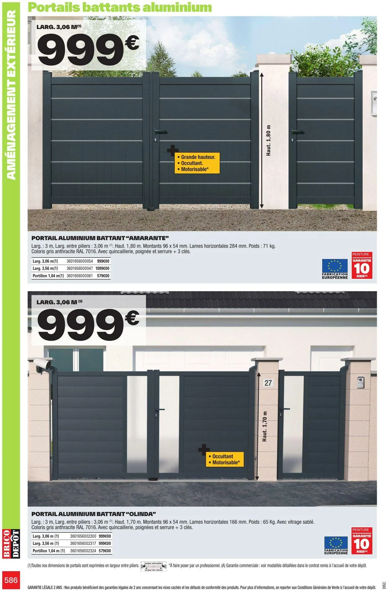 Brico Dépôt Catalogue actuel du 24 mars au 31 juillet 2025 - Catalogue page 586