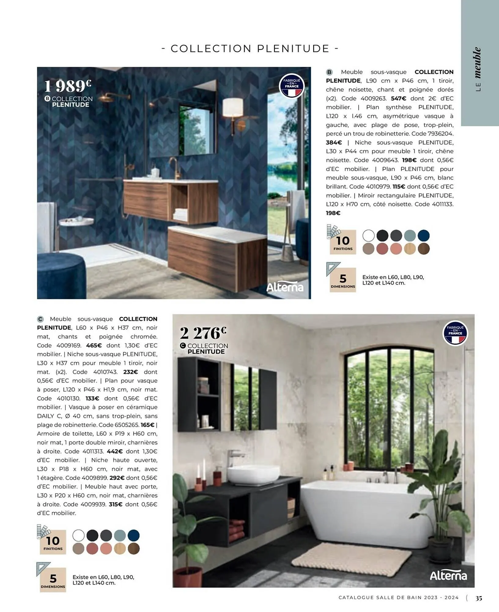Catalogue Cedeo du 6 juillet au 31 décembre 2023 - Catalogue page 35