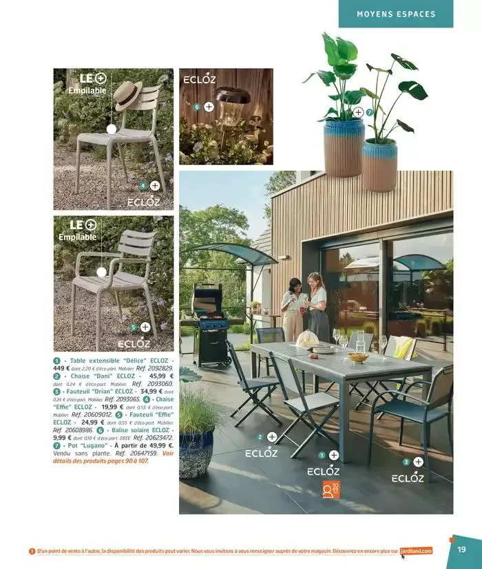 BARBEUC, SIESTE, PÉTANQUE PLACE À LA DÉTENTE du 27 février au 23 juin 2025 - Catalogue page 19