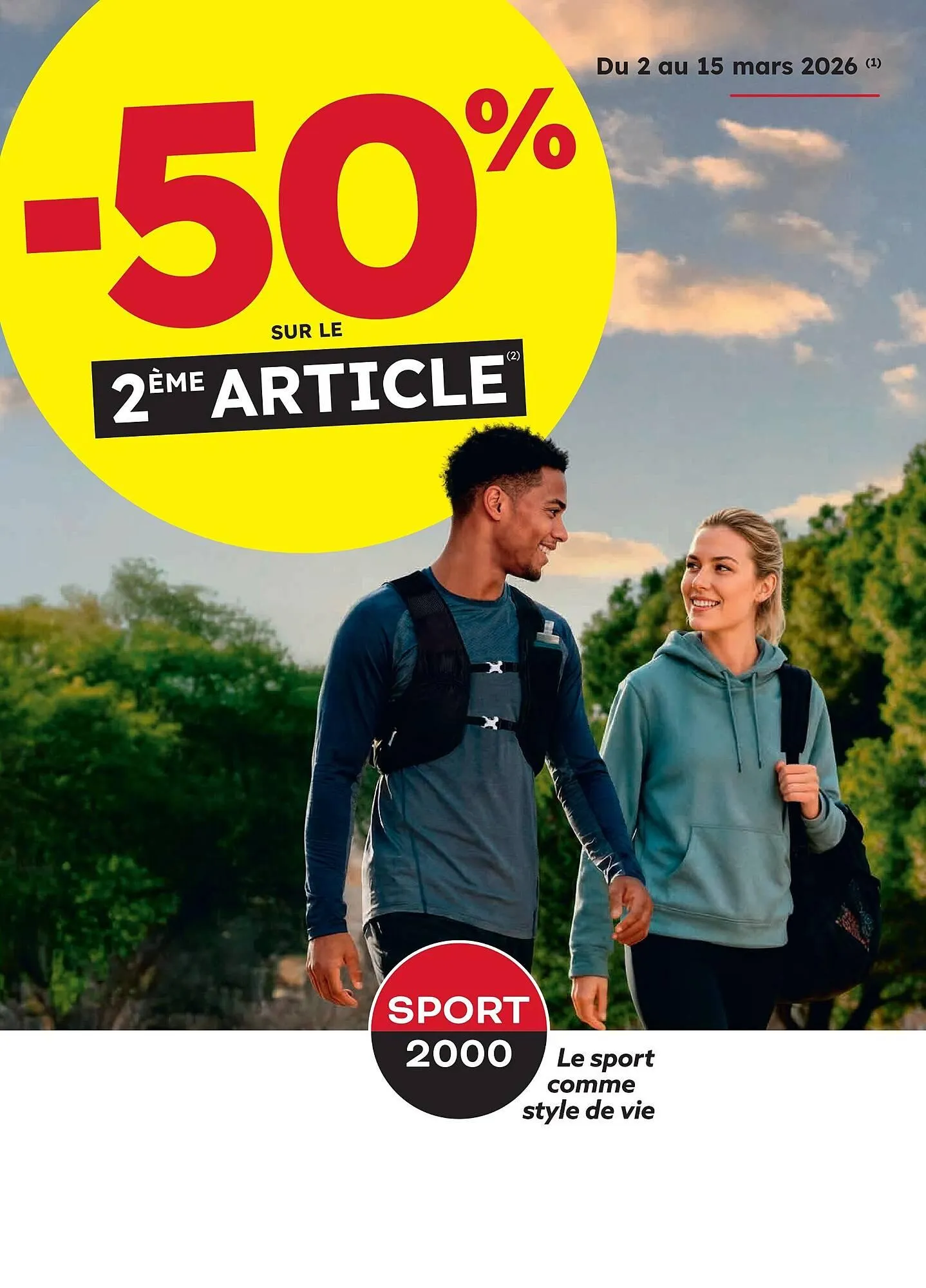 Catalogue Sport 2000 du 2 mars au 15 mars 2026 - Catalogue page 1
