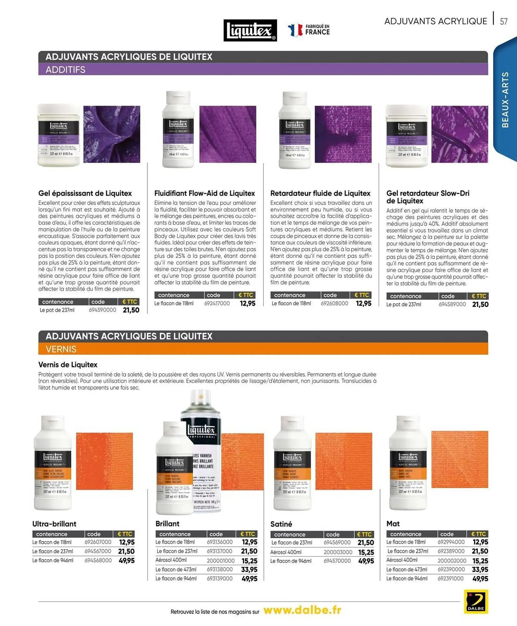 Catalogue Dalbe du 27 janvier au 31 décembre 2025 - Catalogue page 59