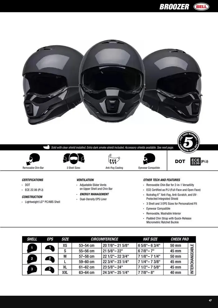 BELL Spring 2025 du 27 mars au 31 décembre 2025 - Catalogue page 47