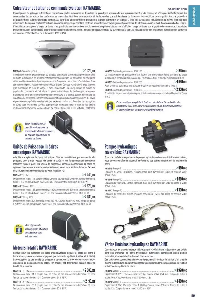 Catalogue Accastillage Diffusion 2025 du 1 janvier au 31 décembre 2025 - Catalogue page 61