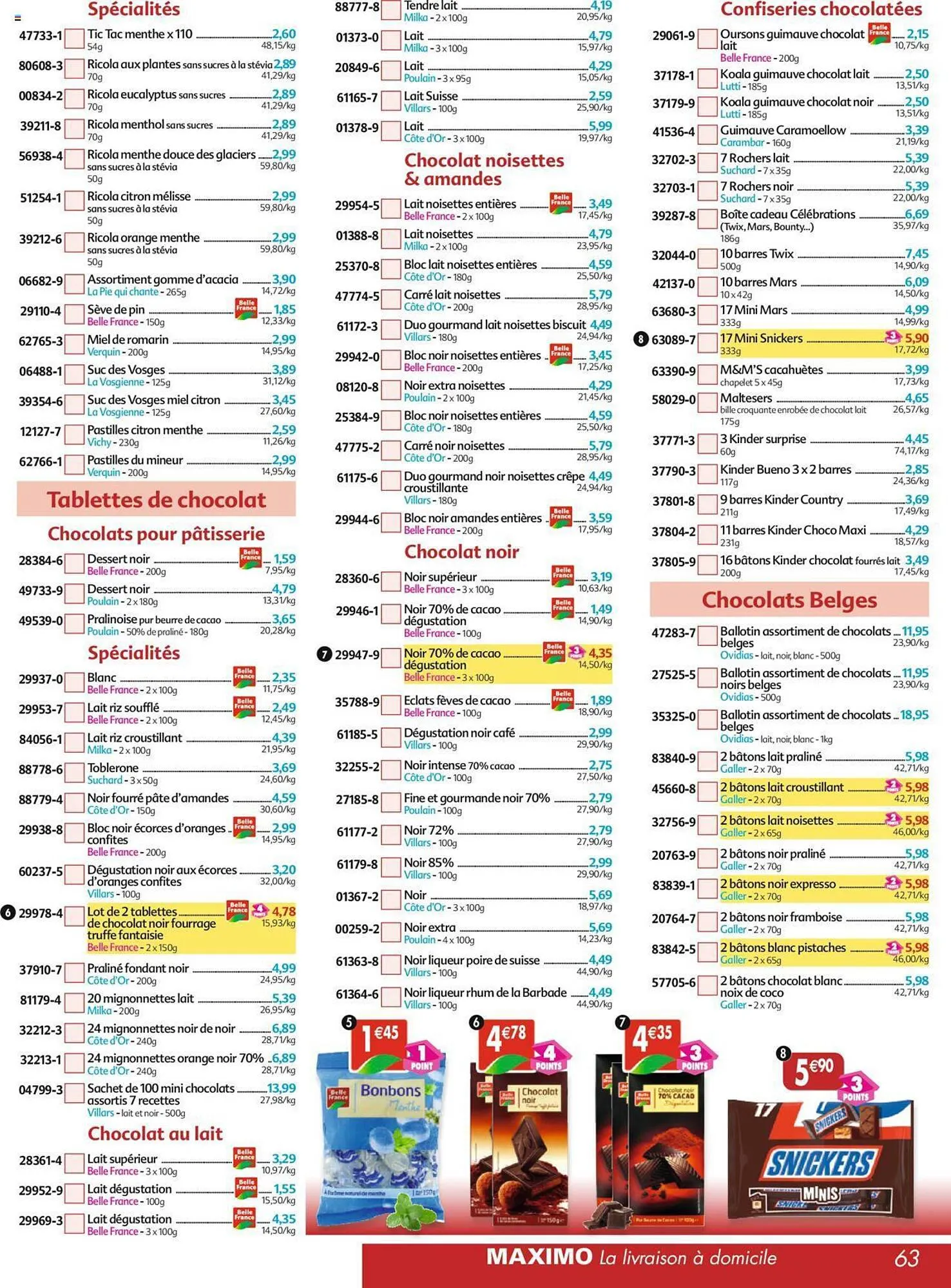 Catalogue Maximo du 19 janvier au 25 février 2024 - Catalogue page 63