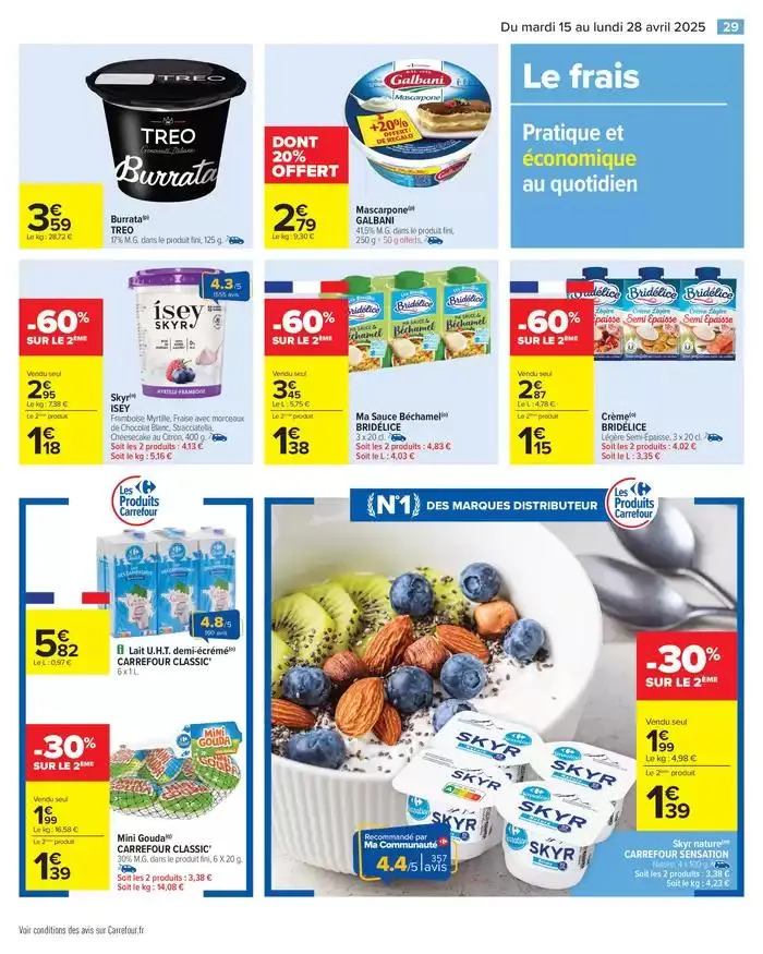 CRÊPES PARTY du 15 avril au 28 avril 2025 - Catalogue page 31