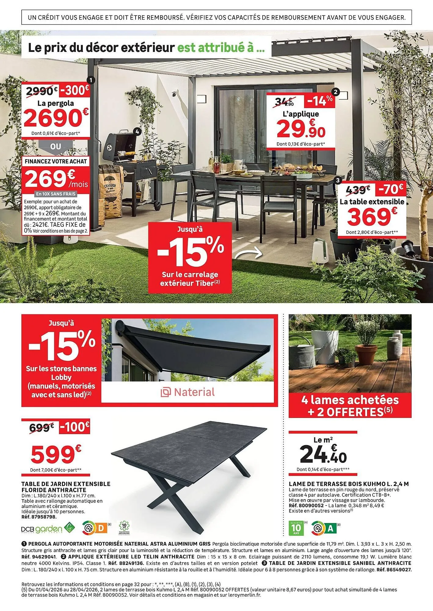 Catalogue Leroy Merlin du 1 avril au 28 avril 2026 - Catalogue page 4