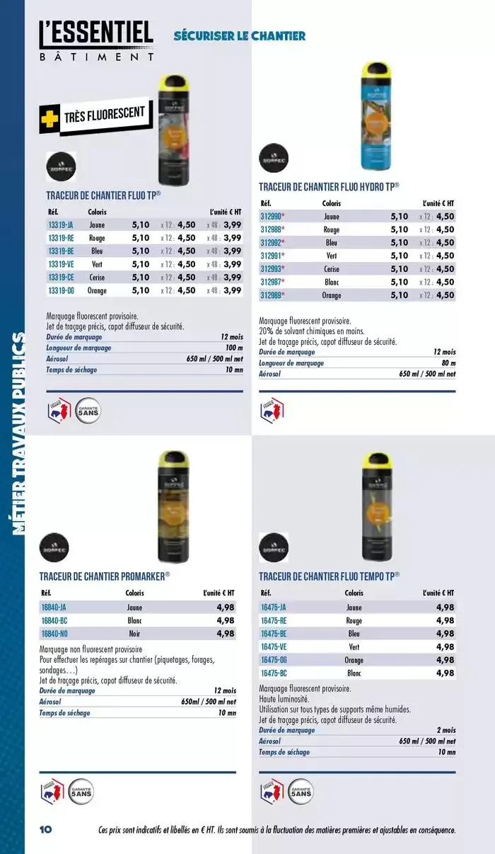 Essentiel Batiment 2025 du 3 janvier au 31 décembre 2025 - Catalogue page 12
