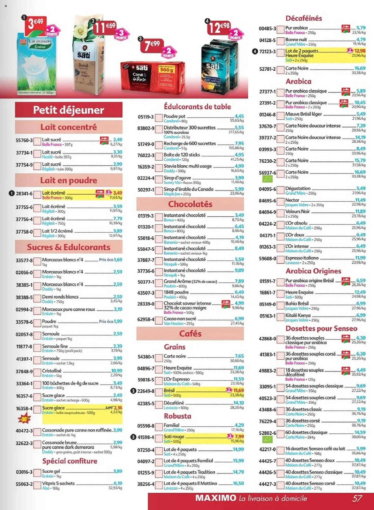 Catalogue Maximo du 23 janvier au 26 février 2026 - Catalogue page 57