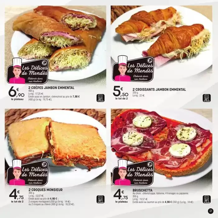 Carte traiteur permanente du 17 avril au 31 mars 2026 - Catalogue page 21