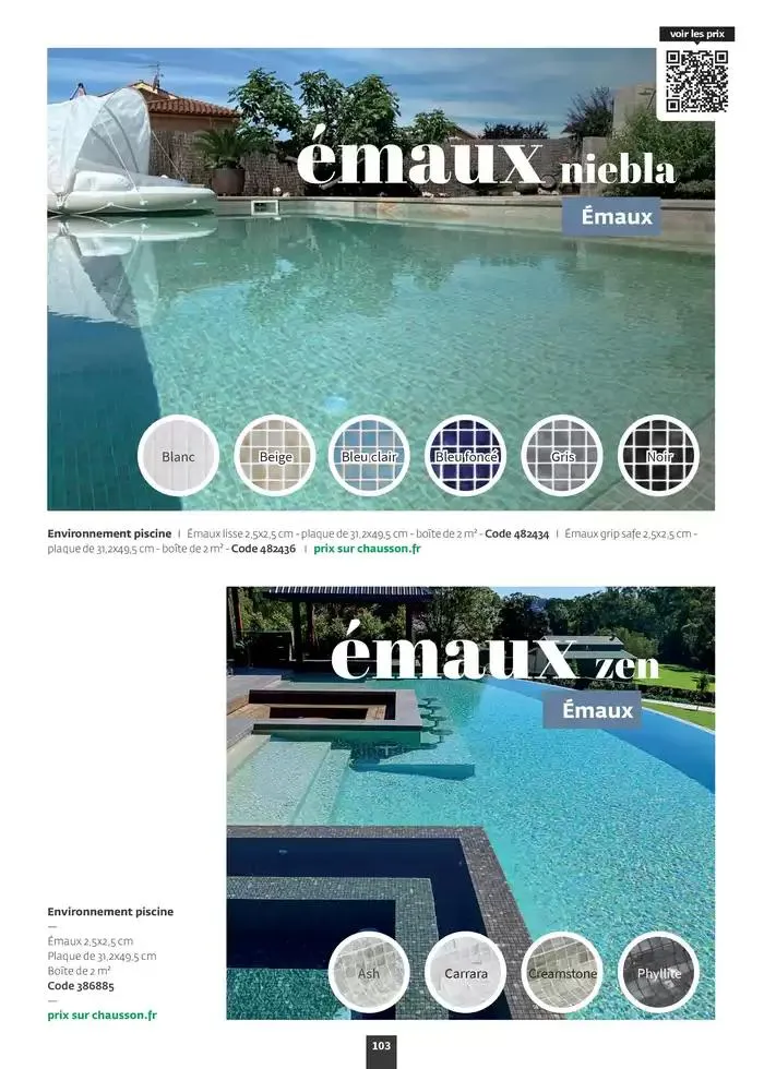 Aménagez votre extérieur SAISON 2025 du 1 janvier au 31 décembre 2025 - Catalogue page 105