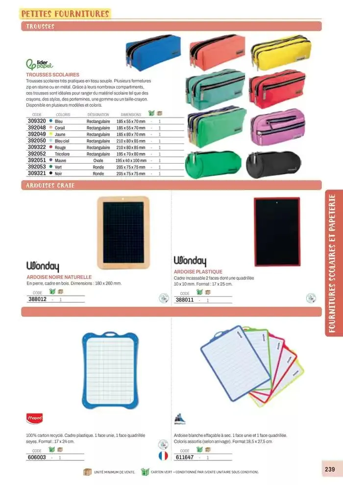 Nos Catalogues Thématiques du 1 janvier au 31 décembre 2025 - Catalogue page 241