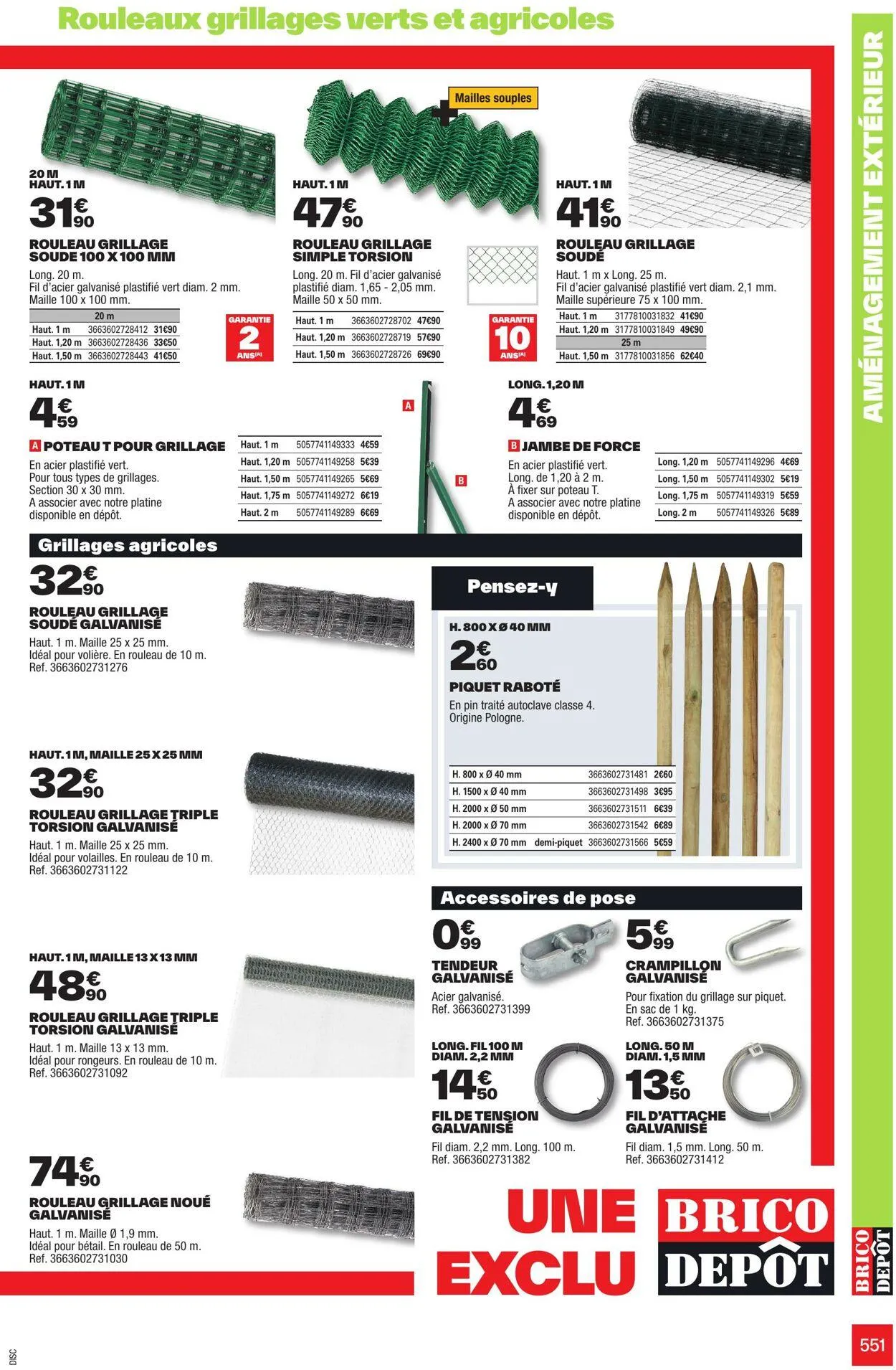 Brico Dépôt Catalogue actuel du 24 mars au 31 juillet 2025 - Catalogue page 551