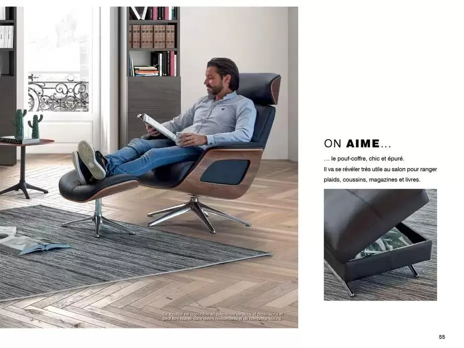 Catalogue Canapés et Fauteuils 2025  du 1 janvier au 31 décembre 2025 - Catalogue page 55