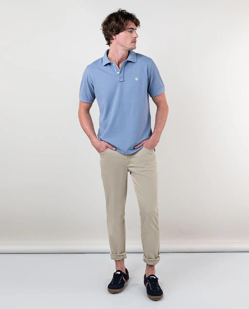 Pantalon 5 Poches Beige