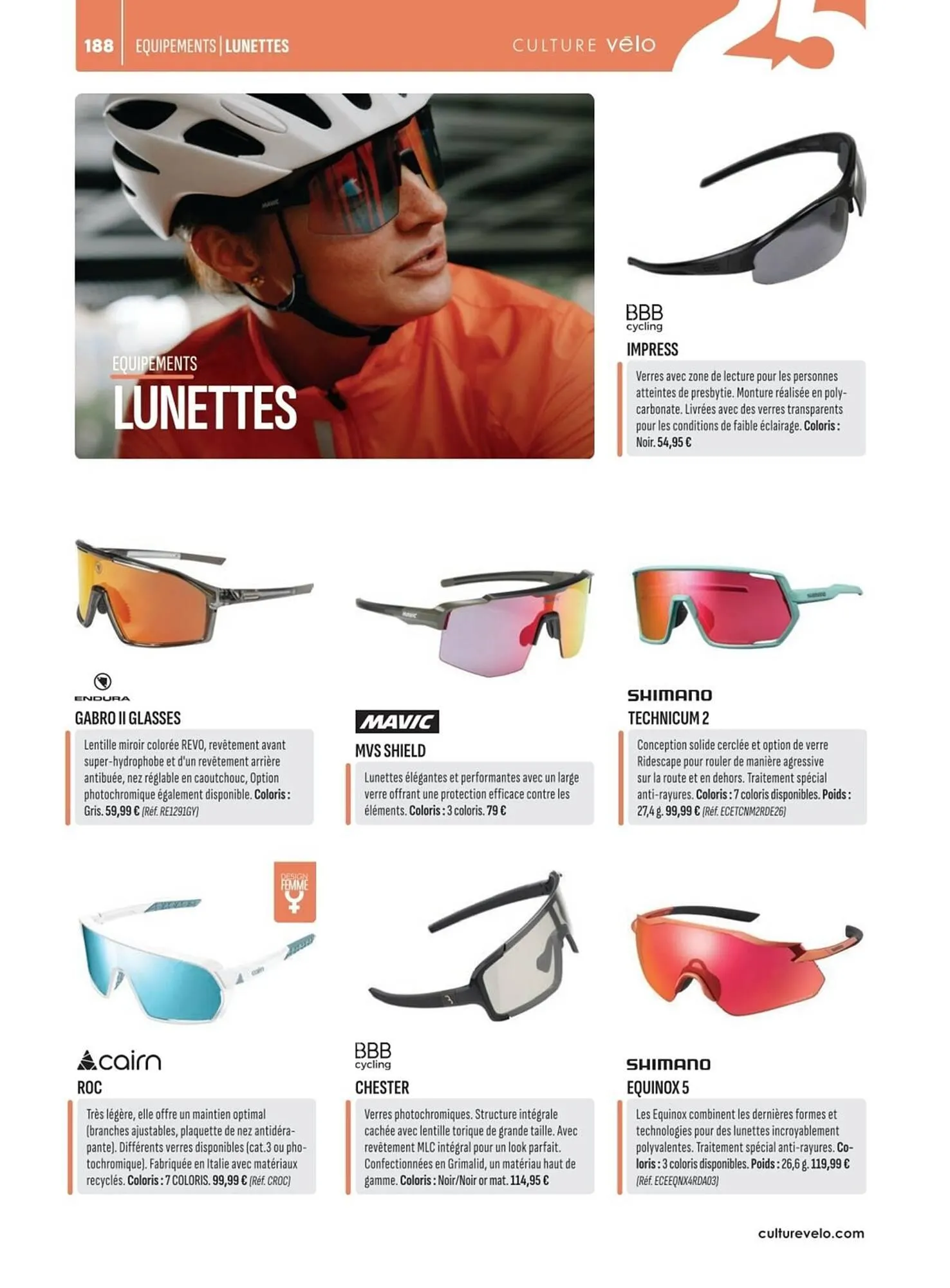 Catalogue Culture Vélo du 2 mai au 31 décembre 2025 - Catalogue page 188