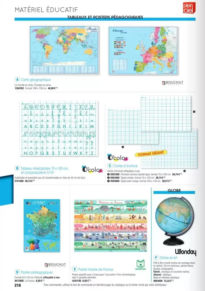 Écoles et loisirs 2025 du 1 janvier au 31 décembre 2025 - Catalogue page 216