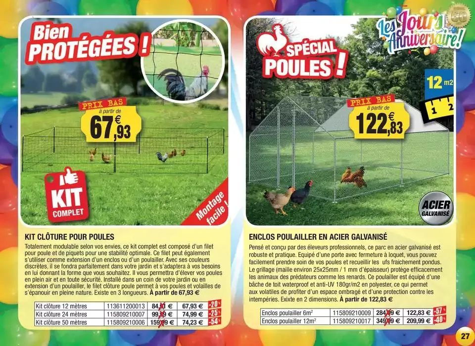 Les jours Anniversaire ! du 11 avril au 31 décembre 2025 - Catalogue page 27