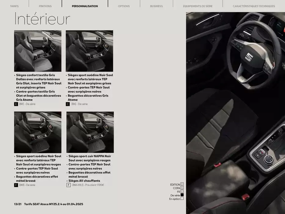 SEAT Ateca du 2 avril au 2 avril 2026 - Catalogue page 13