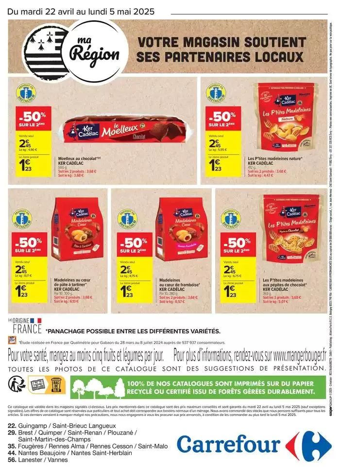 LE MEILLEUR DE MA RÉGION du 22 avril au 5 mai 2025 - Catalogue page 20